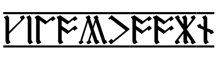 Cirth Erebor 1  Free Fonts Download