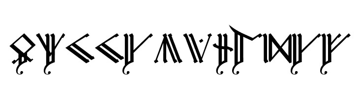 Cirth Erebor Caps 2  Free Fonts Download