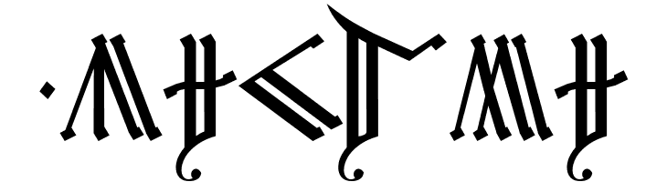 Cirth Erebor Caps 2  Free Fonts Download