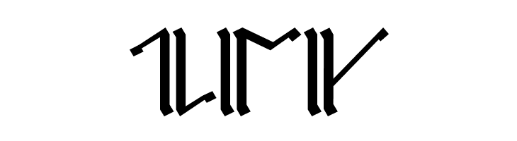 Cirth Erebor Caps 1  Free Fonts Download