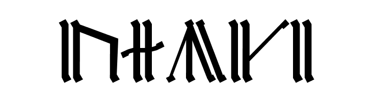 Cirth Erebor Caps 1  Free Fonts Download