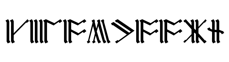 Cirth Erebor Caps 1  Free Fonts Download