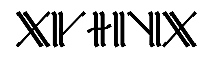 Cirth Erebor Caps 1  Free Fonts Download