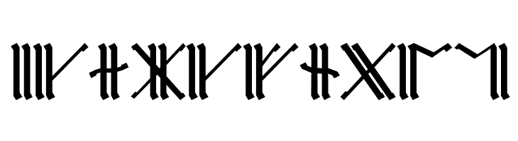 Cirth Erebor Caps 1  Free Fonts Download