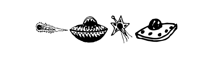 Space Woozies Extras  Free Fonts Download