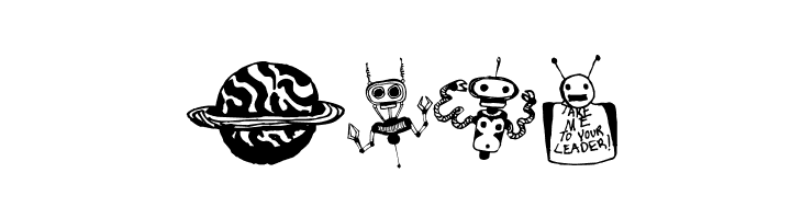 Space Woozies Extras  Free Fonts Download