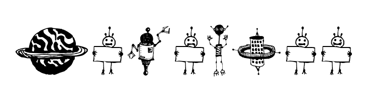 Space Woozies Extras  Free Fonts Download