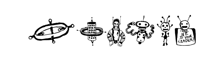 Space Woozies Extras  Free Fonts Download