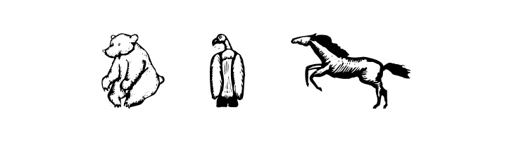 ZooWoodcutsM  Free Fonts Download