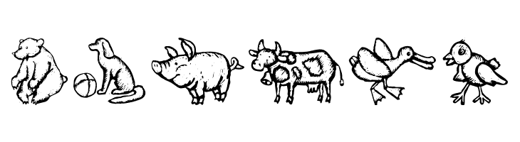 ZooWoodcutsM  Free Fonts Download