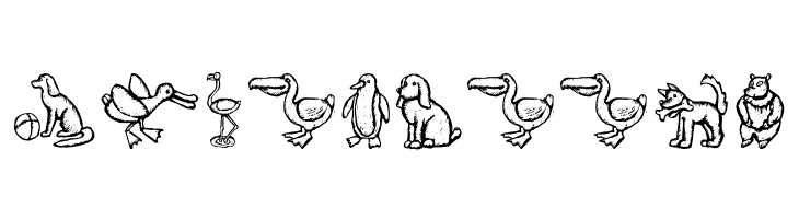 ZooWoodcutsM  Free Fonts Download