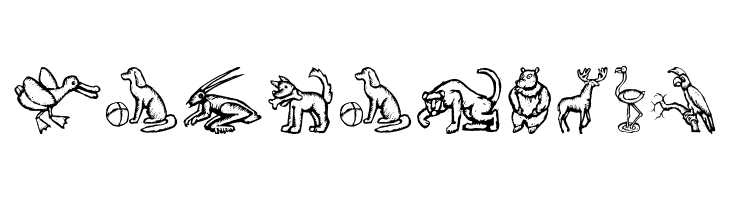 ZooWoodcutsM  Free Fonts Download