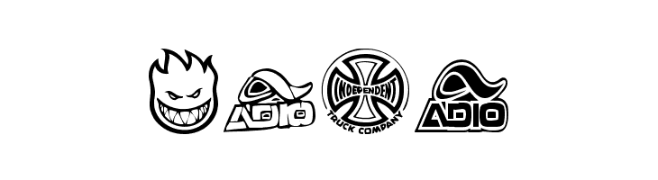 logoskate  Free Fonts Download