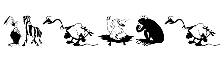 AnimalComedians  Free Fonts Download