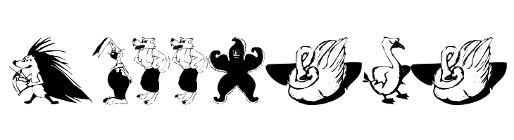 AnimalComedians  Free Fonts Download