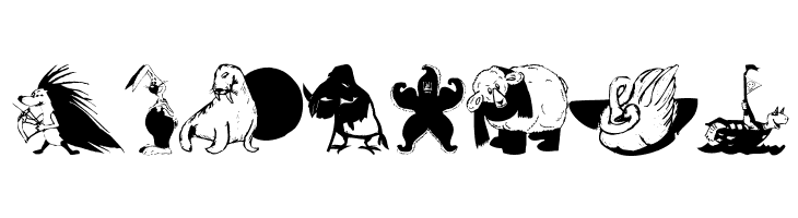 AnimalComedians  Free Fonts Download