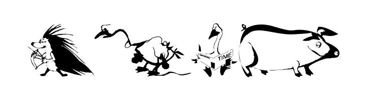 AnimalComedians  Free Fonts Download