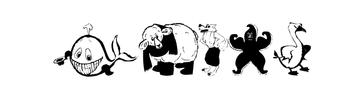 AnimalComedians  Free Fonts Download