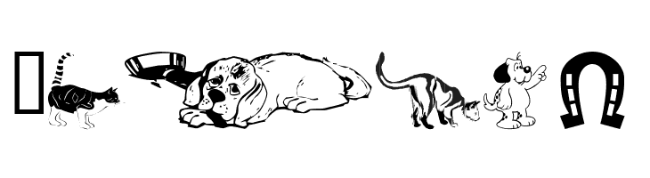 wmanimals1  Free Fonts Download