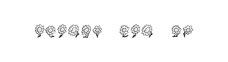 Maja's Flowers  Free Fonts Download