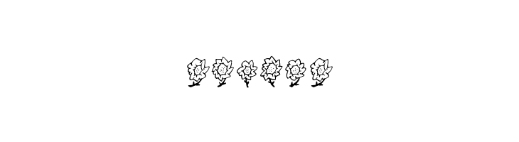Maja's Flowers  Free Fonts Download