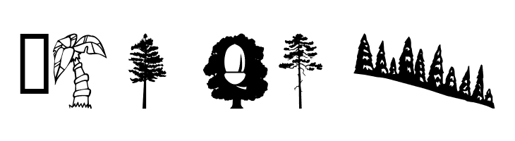 wmtrees1  Free Fonts Download