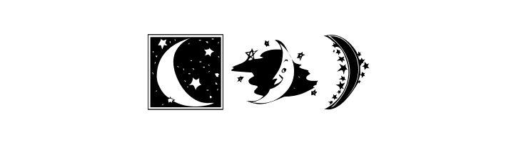 KR Starry Night  Free Fonts Download