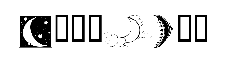 KR Starry Night  Free Fonts Download