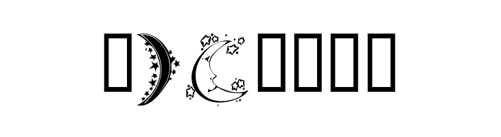 KR Starry Night  Free Fonts Download