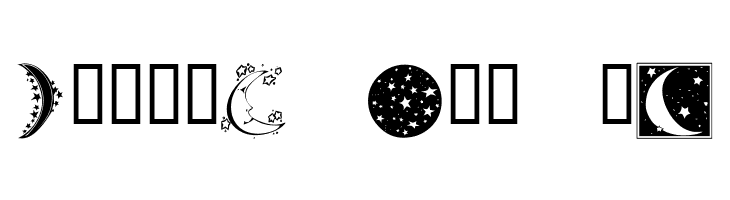 KR Starry Night  Free Fonts Download