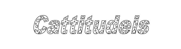 HOLE 3 cursive outline  Free Fonts Download