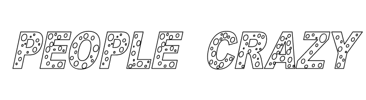 HOLE 3 cursive outline  Free Fonts Download