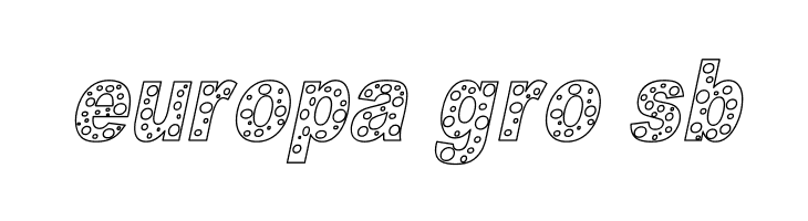 HOLE 3 cursive outline  Free Fonts Download