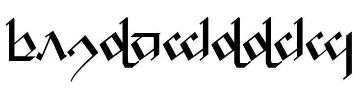 Tengwar Noldor 1  Free Fonts Download