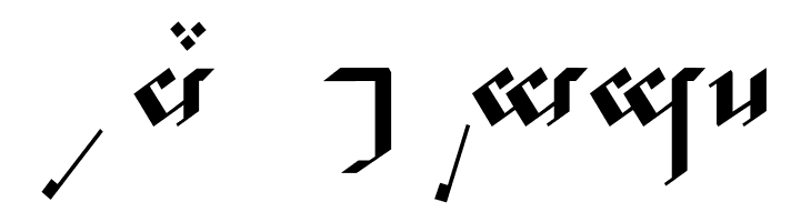 Tengwar Noldor A  Free Fonts Download