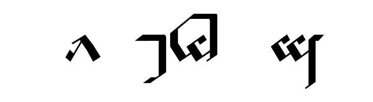 Tengwar Noldor A  Free Fonts Download