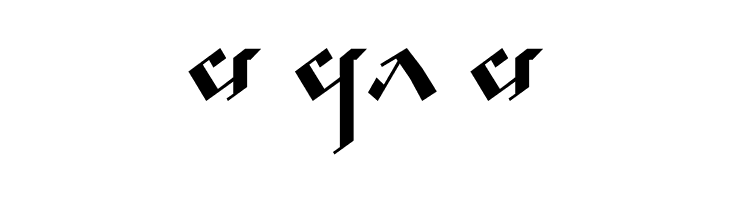 Tengwar Noldor A  Free Fonts Download
