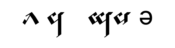 Tengwar Noldor A  Free Fonts Download