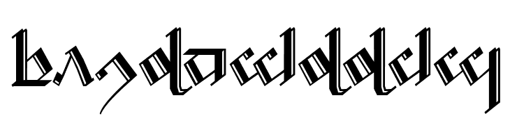 Tengwar Noldor 2  Free Fonts Download