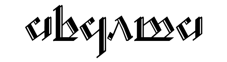 Tengwar Noldor 2  Free Fonts Download