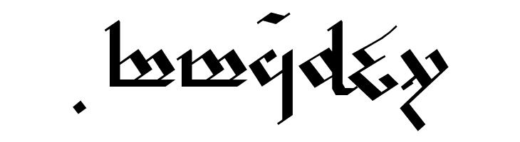 Tengwar Noldor  Free Fonts Download