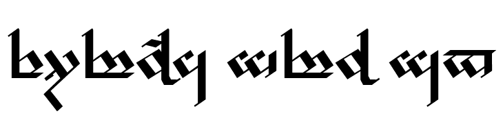 Tengwar Noldor  Free Fonts Download