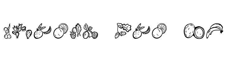 Paradise-s-Fruits  Free Fonts Download