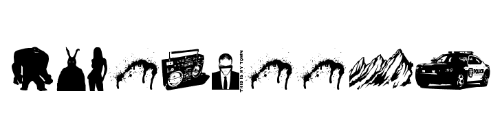 This Is My Town  Free Fonts Download