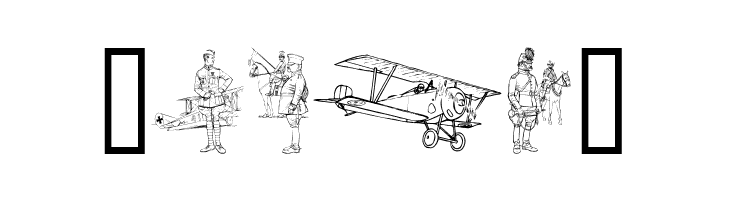 WW1 Planes  Free Fonts Download
