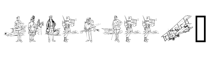 WW1 Planes  Free Fonts Download