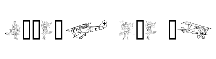 WW1 Planes  Free Fonts Download