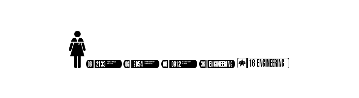 DingTrek  Free Fonts Download