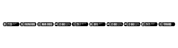 DingTrek  Free Fonts Download