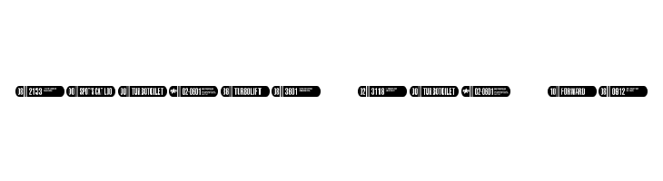 DingTrek  Free Fonts Download